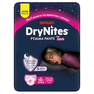Huggies | DryNites | Broekjes | Nacht | 13 Jaar+ 