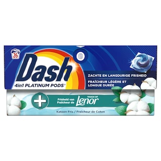Dash | 4IN1 | Pods | Platinum | Coton 