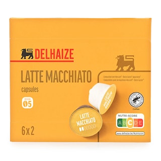 Delhaize | Café | Latte Macchiato | Dolce Gusto caps 