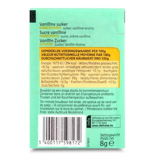 Delhaize | Suiker | Gevanillineerd 