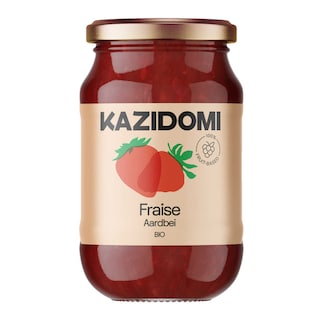 Kazidomi | Konfituur | Aardbei | Bio 