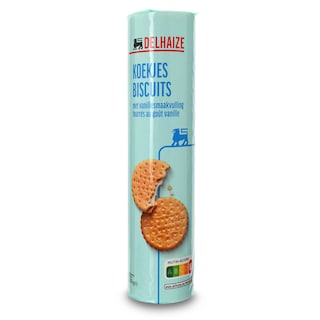 Delhaize | Biscuits | Fourré vanille 500 gr