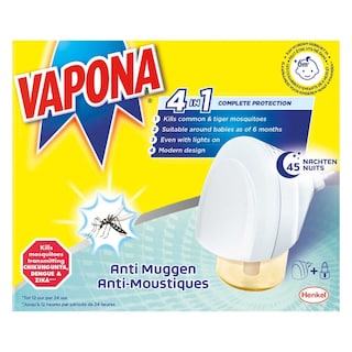 Vapona | Anti Mug | Apparaat | 45 Nachten 