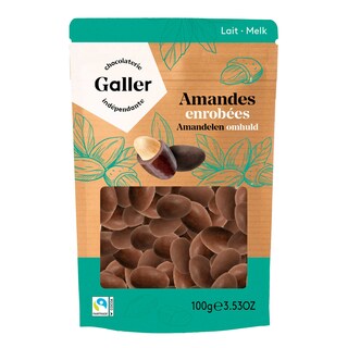 Galler | Amandelen | Melk chocolade 100 gr
