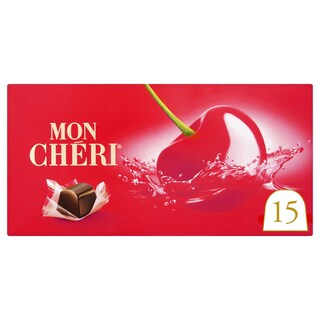 Mon Cheri | Pralines | Chocolat noir | Cerise | Liqueur 158 gr
