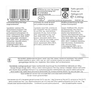Delhaize | Butcher burger | Plantaardige eiwitten 250 gr