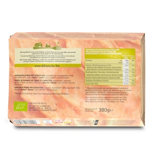 Delhaize | Purée | Carottes | Bio 