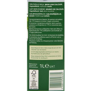 Delhaize | Fair Lait | Demi-écrémé 