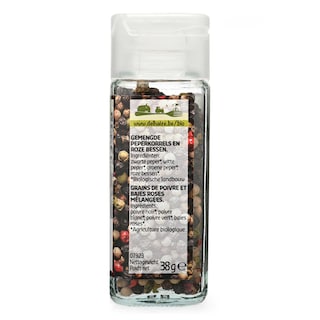Delhaize | Kruiden | Peper | Mix | Korrels | Bio 38 gr