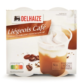 Delhaize | Liégeois | Goût café 