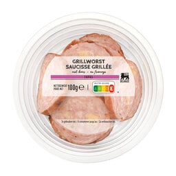 Saucisse grillée fromage