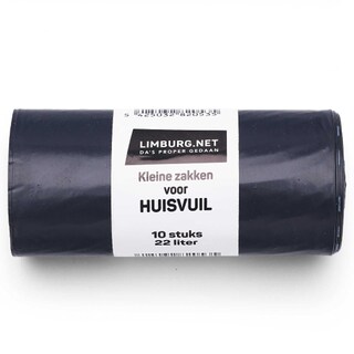 Limburg.net | Sacs poubelles | gris | 22L 10 pc