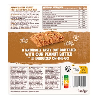 Pip&Nut | Barre d'avoine | Fourrée | Cacahuète 