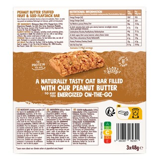 Pip&Nut | Haverreep | Gevuld | Pindakaas 3 x 48 gr