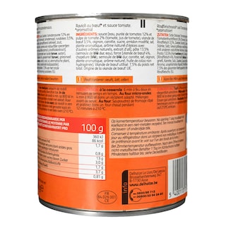 Delhaize | Ravioli | Boeuf 