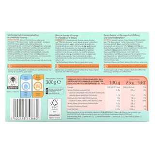 Delhaize | Koekjes | Zacht | Chocolade | Sinaasappel 300 gr