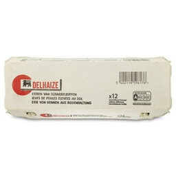 Delhaize | oeufs | Calibres différents | Poules élevées au sol 
