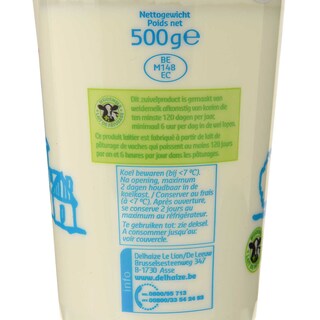 Delhaize | Yaourt | Entier | Nature 500 gr