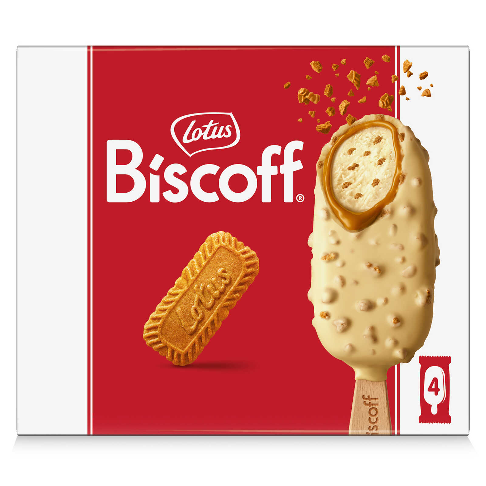 Biscoff Speculoos ijs | Witte chocolade