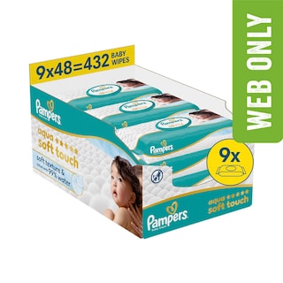 Pampers | Aqua Harmonie | Babydoekjes | Aqua Soft Touch 