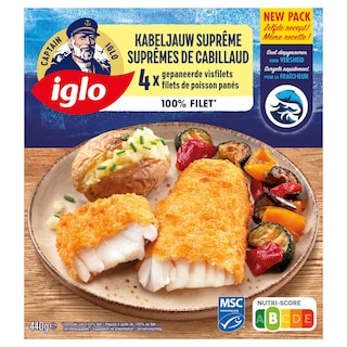 Iglo | Filet de cabillaud | Pané 