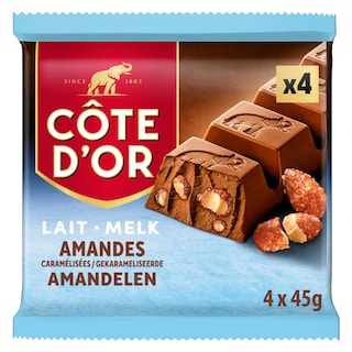 Côte d'Or | Chocolat barre | Lait | Amande 