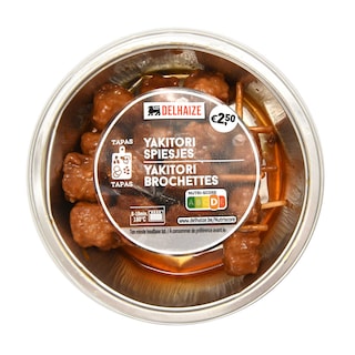 Delhaize | Yakitori brochettes 