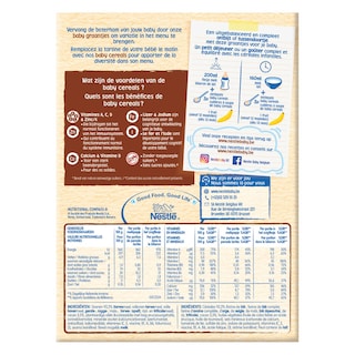 Nestlé | Baby Cereals | Céréales | Cacao | 6 mois 