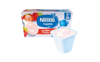 Nestlé | Yogolino | Melkdessert | Aardbei | 6 maanden 4 x 100 gr