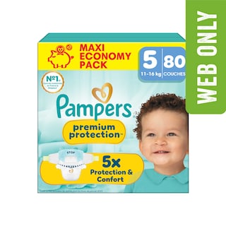 Pampers | Premium Protection | Luiers | Maat 5 | Maxi Pack 80 st