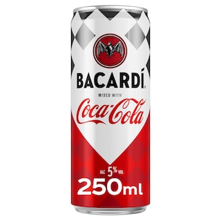Bacardi | Rum Cola | Rtd | 5% | Can 25 cl