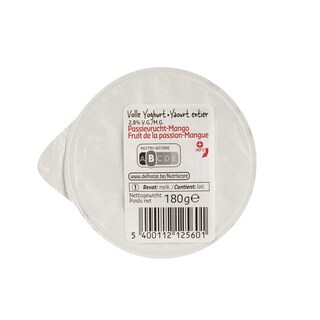 Delhaize | Yaourt | Fruit de passion | Mangue 