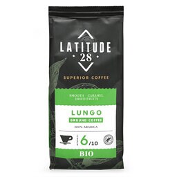 Latitude 28 | Koffie | Lungo | Gemalen | RFA | Bio 250 gr