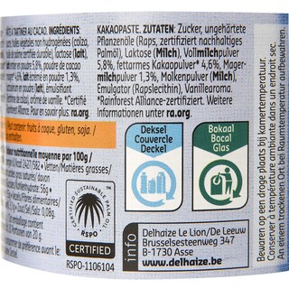 Delhaize | Pate | Chocolat au lait 