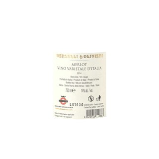 Italie - Italië | Piemonte - Lombardia - Puglia | Berselli & Olivieri Signature Merlot 14 