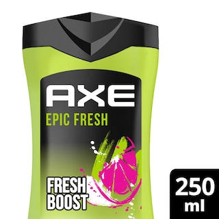 Axe | Douche Gel & Shampoo 3 in 1 | Epic Fresh | 250ml 25 cl