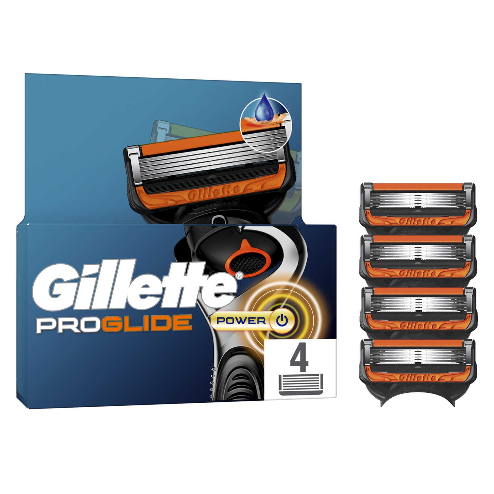 Gillette Proglide | Power | Mesjes | 4st