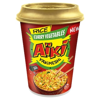 Aiki | Noodles | Yakimeshi | Curry Légumes | Cup 