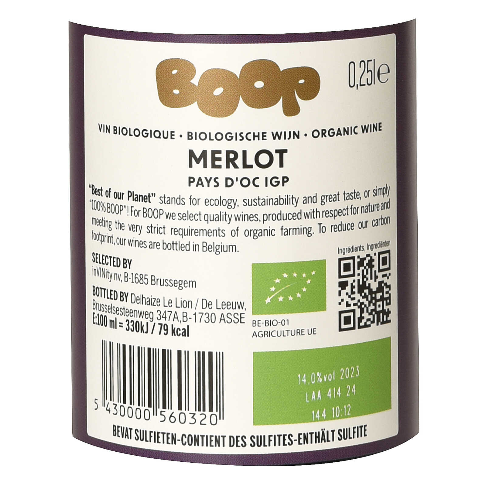 BOOP | Best Of Our Planet | Merlot | Bio 25 cl
