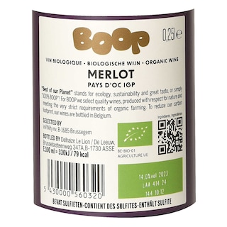BOOP | Best Of Our Planet | Merlot | Bio 