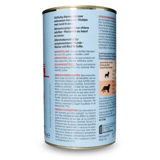 Delhaize | Brokjes honden saus rund 1,24 kg