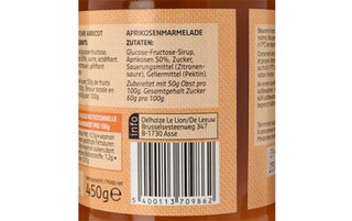 Delhaize | Confiture | Abricots 450 gr