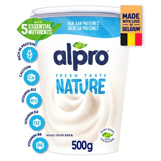 Alpro | Natuur | Plantaardig alternatief voor yoghurt 500 gr