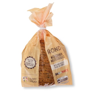 Delhaize | Brood | Meergranen | Rond | Voorverpakt 