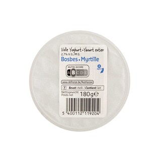 Delhaize | Yoghurt | Vol | Bosbes 