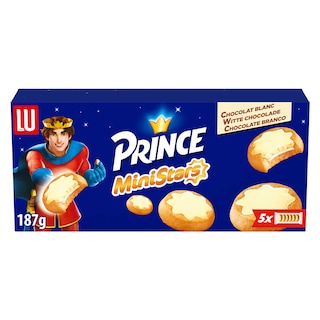LU | Prince | Biscuits | Ministars | blanc 188 gr