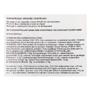 Delhaize | Kabeljauw |  Ecopack 