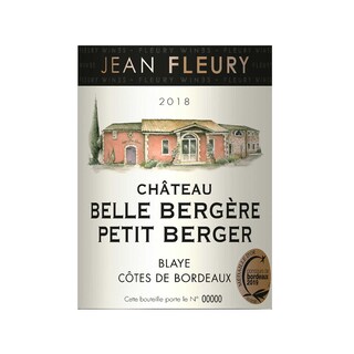 France - Frankrijk | Bordeaux - Blaye Cd Bordeaux | Château Belle Bergère JF 2018 
