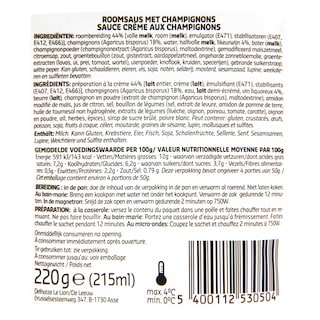 Delhaize | Sauce | Crème champignons 