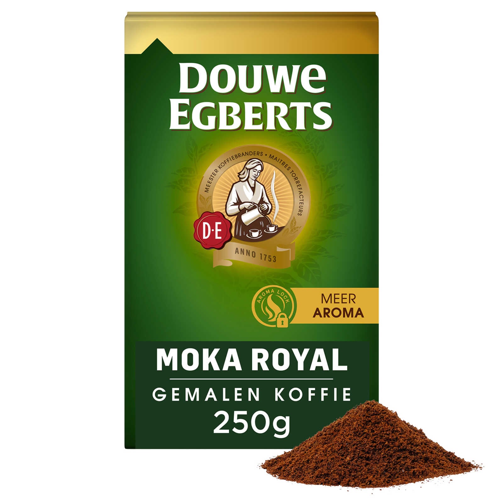 Douwe Egberts Koffie | Moka Royal | Aroma pack | Gemalen